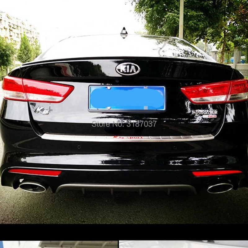 Для kia K5 спойлер Optima 2014 2015 АБС пластик Неокрашенный цвет задняя крышка для