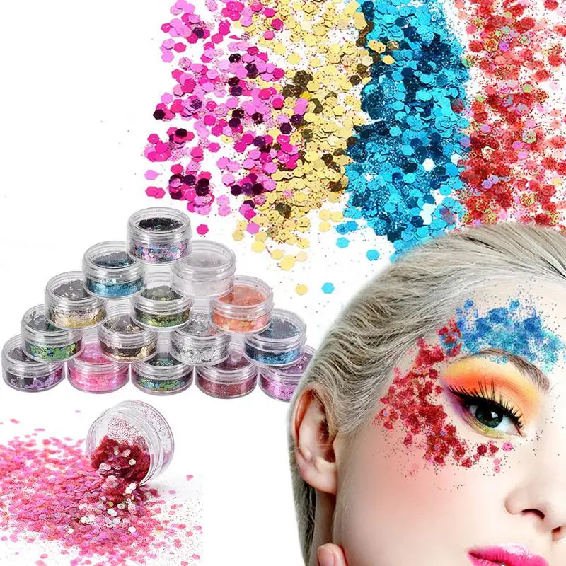 

1PC Makeup Glitter Sequins For Eyeshadow Face Body Tattoo Cosmetic Festival Club Dance Super Shining Cosmetics Tools For Female