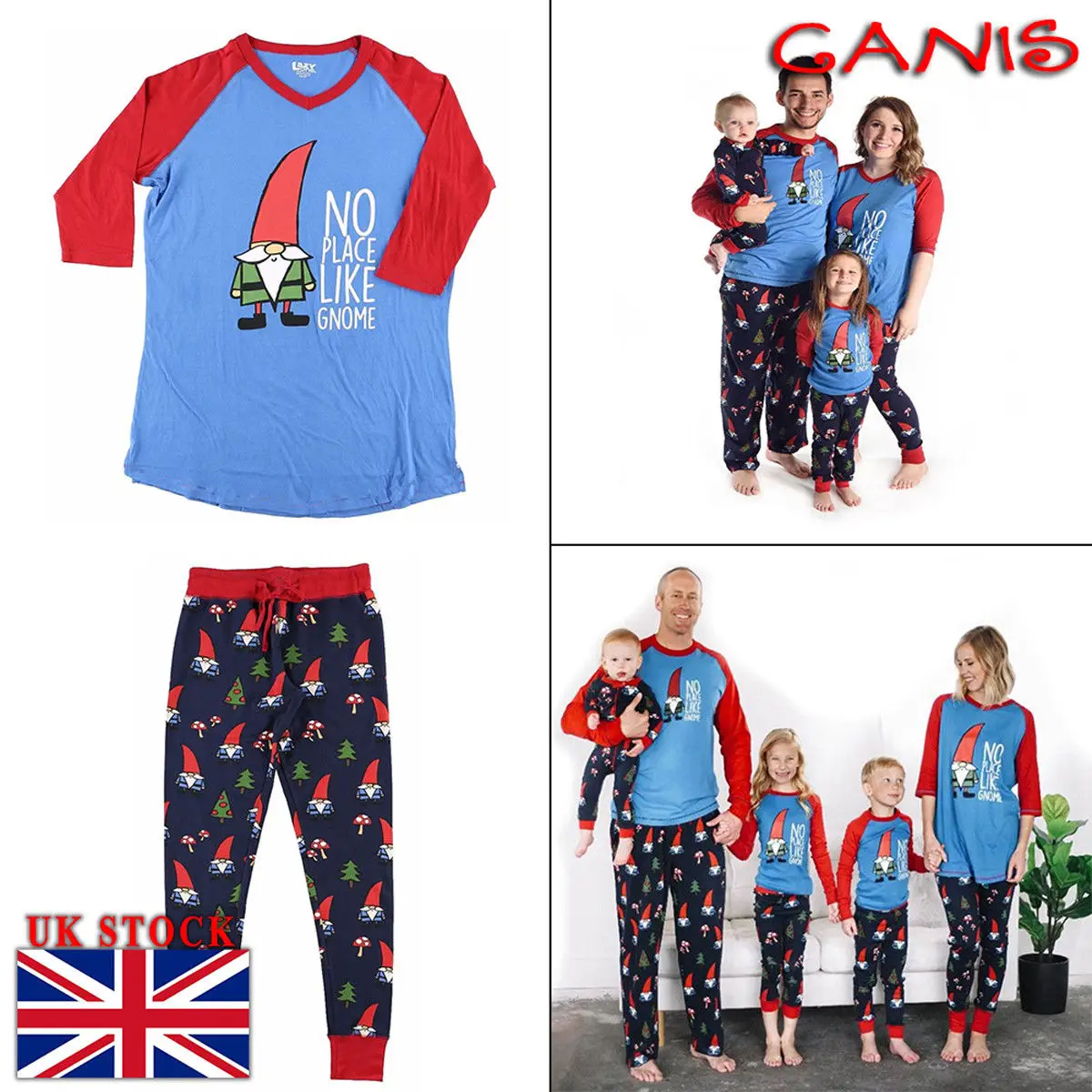 Теплые рождественские пижамные комплекты одинаковые пижамы для всей семьи, мамы, папы, детей, шляпа для животных, необычные рождественские домашние наборы с длинными рукавами, синего, красного цветов, Санта-Клауса