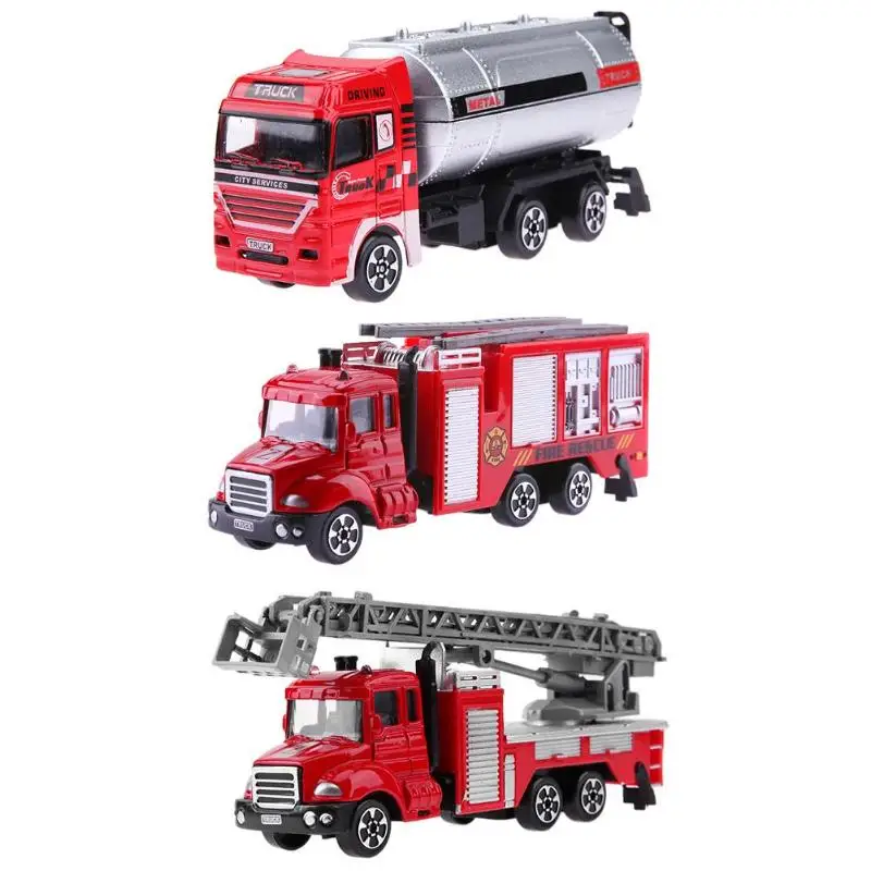 

2019 Children Toys Big Fire Truck Model Ladder Inertia Car Large Simulation Fire Engine Pull Back Toy Vehicle Cars for Kids Boys