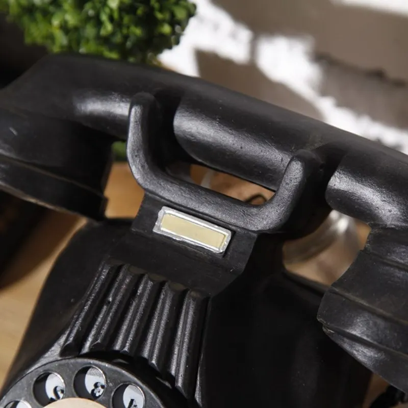 LUDA-винтажная модель телефона, Настенная подвесная Ретро ностальгическая модель, миниатюрные фигурки для домашнего телефона