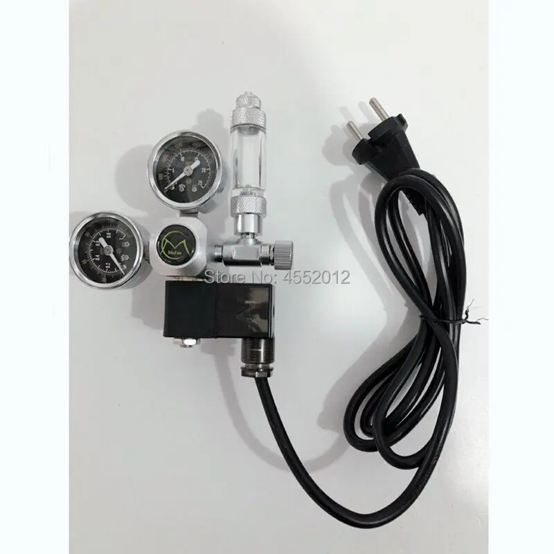 

Aquarium CO2 Regulator W21.8 G5/8 220V Magnetic Solenoid Check Valve Aquarium Bubble Counter Fish Tank Tool