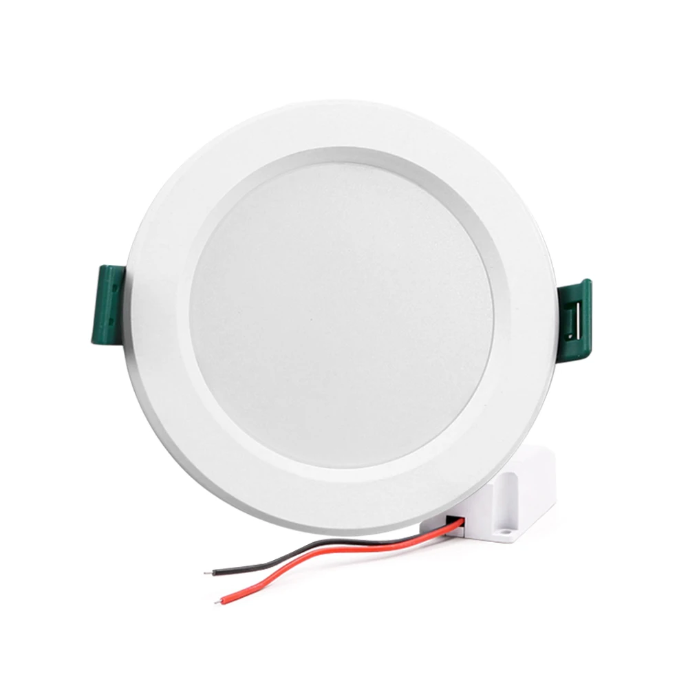 Spot Lumineux LED Circulaire Encastrable pour le Plafond, Éclairage d'Nik, 12/24/36/48V, 5/9/12/15/18W