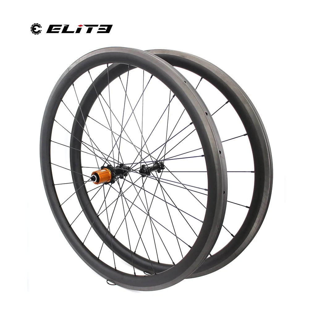 ELITEWHEELS 700C шоссейный велосипед трубчатая колёса углеродное волокно Велосипедное