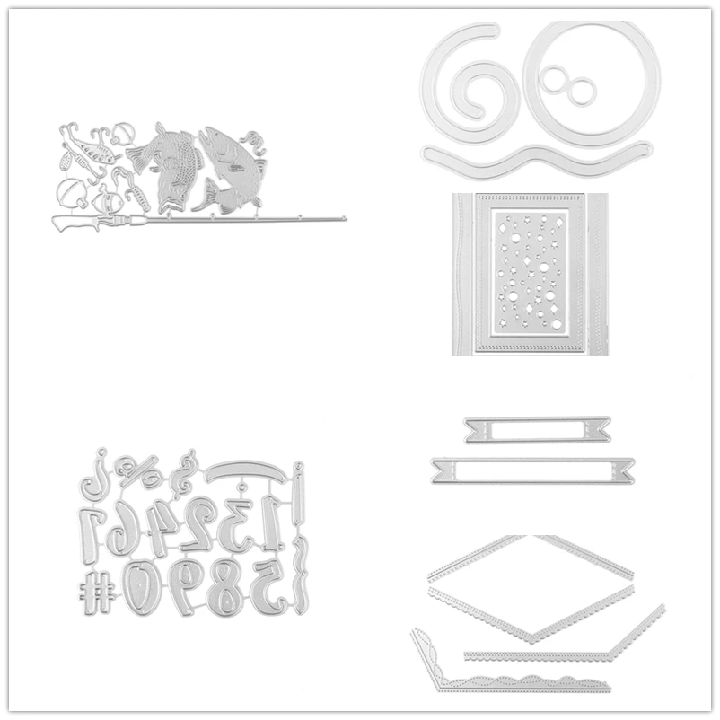 

2019 New Rectangle Shaker Marker Metal Cutting Dies Frame Stencil DIY Scrapbooking Album Embossing Paper Cards Decorative Craft