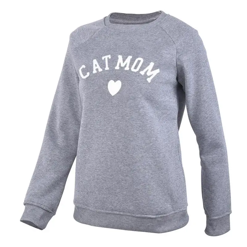 Heart Shaped Print Hoodies Fashionable Female Regular Long Sleeve Round Neck Solid Color Hoodies Newly Women Printing Pattern Heart Shaped Print Hoodies Fashionable Female Regular Long Sleeve Round Neck Solid Color Hoodies Newly Women Printing Pattern