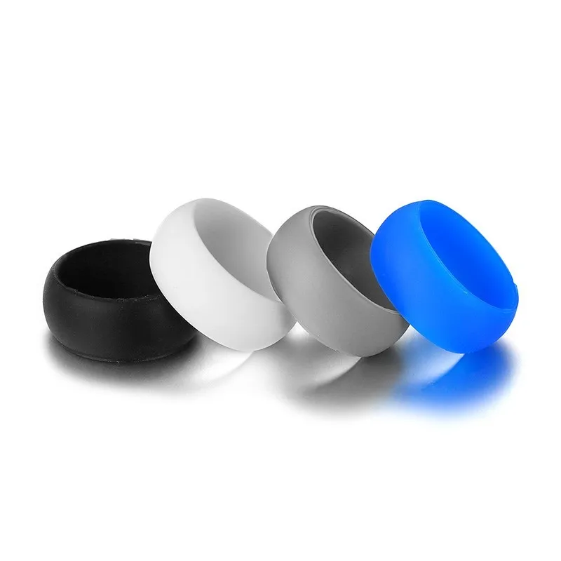 4 шт./компл. Силиконовые обручальные кольца для Для мужчин мужские ювелирные изделия