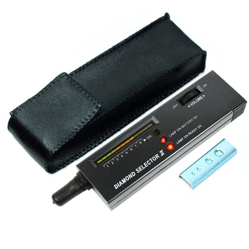 

Professional High Accuracy LED Diamond Tester Detector Electronic Diamond Selector Jewelry Gem Selector Test Pen Tool