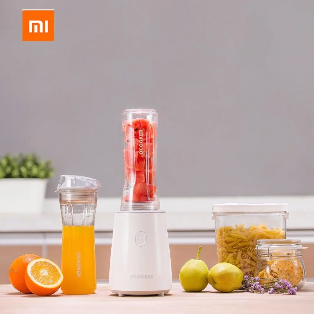 Xiaomi mijia Ocooker из нержавеющей стали, молодежная портативная соковыжималка, машина для приготовления фруктов и овощей, точечный переключатель, Пылезащитная