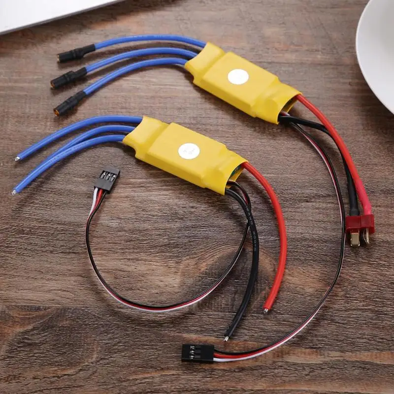 

RC BEC 30A Brushless ESC Firmware Motor Speed Controller Multirotor for Remote Control Car