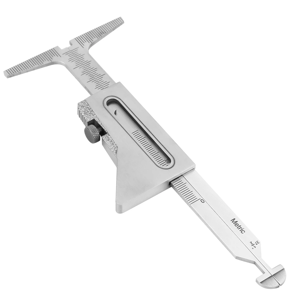 

HI-LO Stainless Steel Fine Grinding Welding Gauge Accurate Scale Height Vernier Calliper AL1062 High/Low Guage Caliper