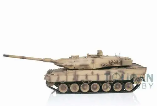 Henglong 1/16 желтый 6,0 поколения Инфракрасный бой Leopard2A6 RTR rc Танк 3889 металлических дорожек отдача ствола