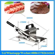 Ручная ломтерезка для мяса слайсер для говядины маленький размер ломтерезка для замороженного мяса овощ-Картофель машинка для нарезки чипсов