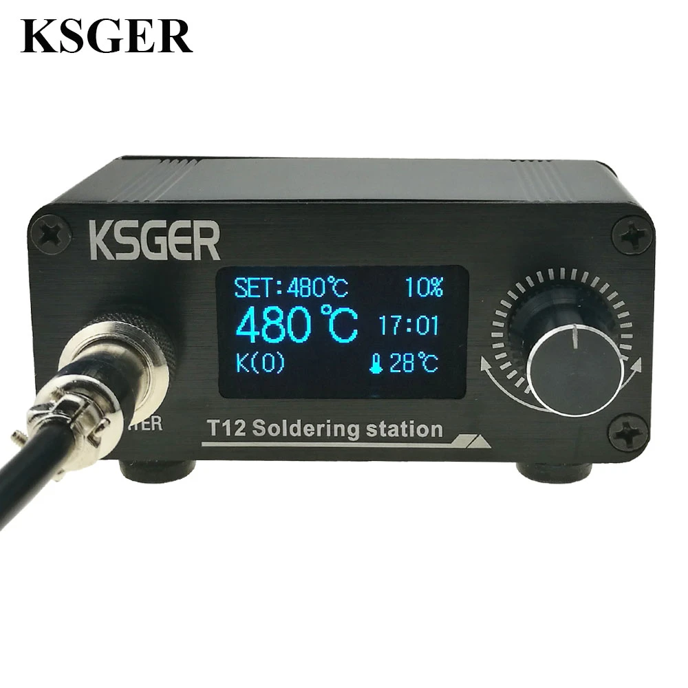 KSGER T12 Soldering Iron Station MIni STM32 OLED V2.01 DIY Kits FX9501