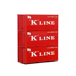 20 футов Ho Масштаб K-line Красный контейнер 1: 87 масштаб дверь может открыть хорошее качество