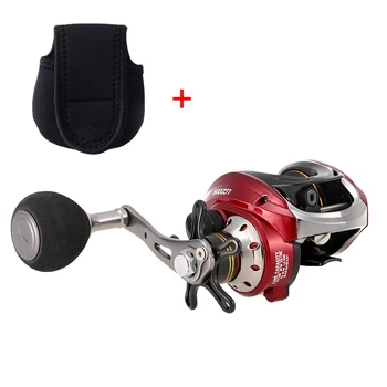 

Lixada 10+1 Ball Bearings Baitcasting Reel 6.3:1 Gear Ratio Lightweight Smooth Metal Spool Ice Boat Rock Fishing Wheel
