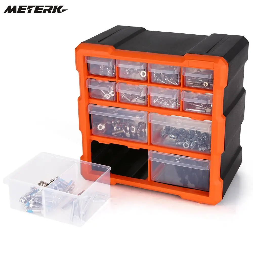 Drawer Plastic Parts Storage Box Multiple Compartments Slot Hardware Box Accessories Storage