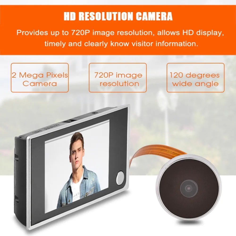3.5 inch Digital Door Camera Doorbell LCD Color Screen 120 Degree Peephole Viewer Door Eye Doorbell Outdoor Door Bell deurbel me 3.5 inch Digital Door Camera Doorbell LCD Color Screen 120 Degree Peephole Viewer Door Eye Doorbell Outdoor Door Bell deurbel me