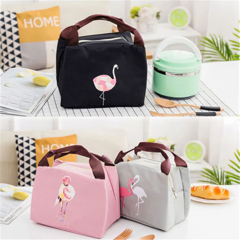 

Waterproof Lunch Bag For Women Kids Men Lunch Box Bag Oxford Insulation Bag Animal Print