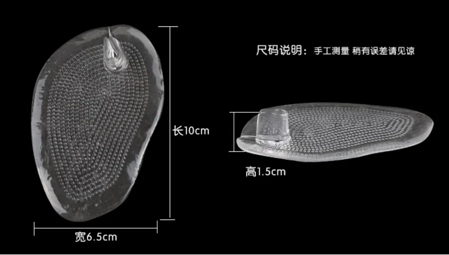 200 Пара Прозрачный гель обувные вкладыши подушки Вьетнамки Сандалии разделитель ног массажные стельки Мягкие Удобные стельки Новинка