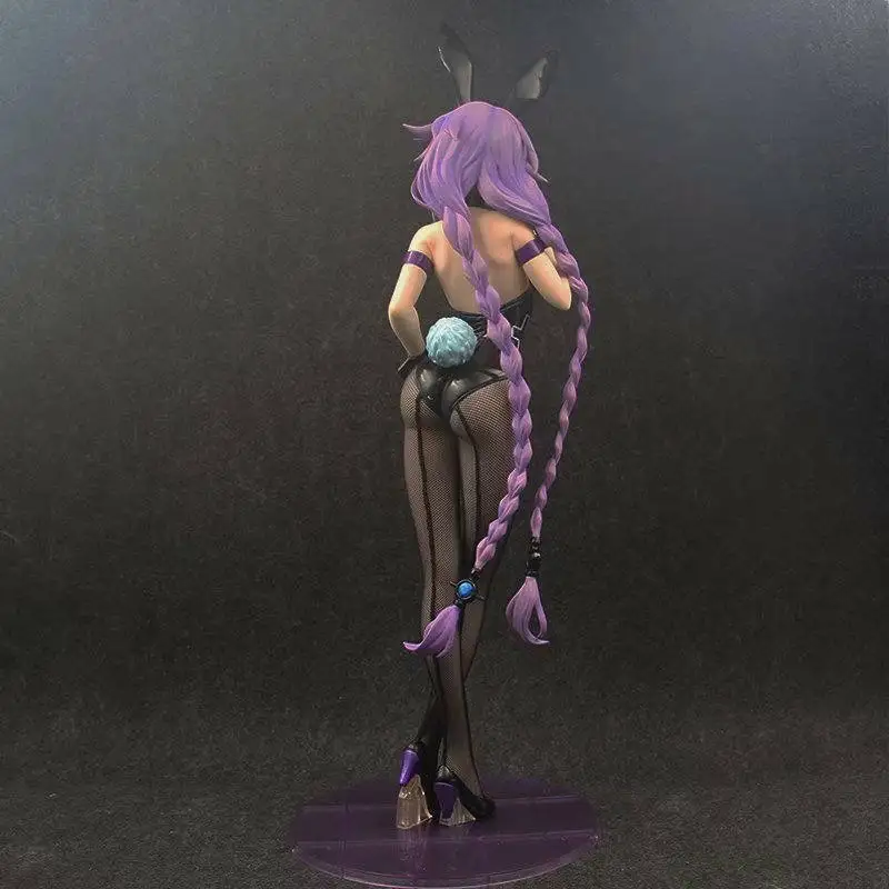 43cn Newest Anime Game Hyperdimension Neptunia Model Toy Figure Purple Heart Bunny Ver. Sexy Girls PVC Action Figures Toys Gifts