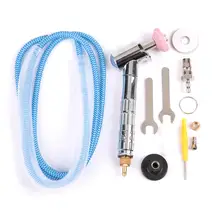 1 комплект пневматическая шлифовальная ручка Регулируемая скорость 45 градусов локоть пневматическая шлифовальная Ручка Комплект изгиб сопла Полировка воздуха инструмент