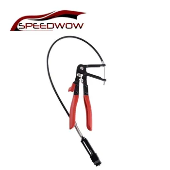 

SPEEDWOW Car Repairs Hose Clamp Cable Type Flexible Wire Long Reach Clamp Pliers Auto Hose Removal Tool Fuel Coolant Clip