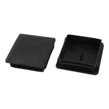 LICG-80mm x 80 мм квадратные пластиковые колпачки трубы вставки Концевая пробка 2 шт