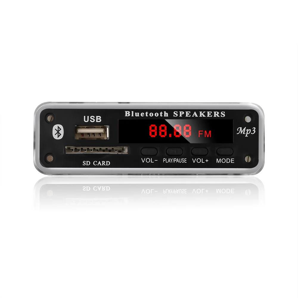 KEBIDU V19 Беспроводной Bluetooth 5-12 V MP3 WMA декодер доска аудио модуль USB Радио MP3-плееры для автомобиля