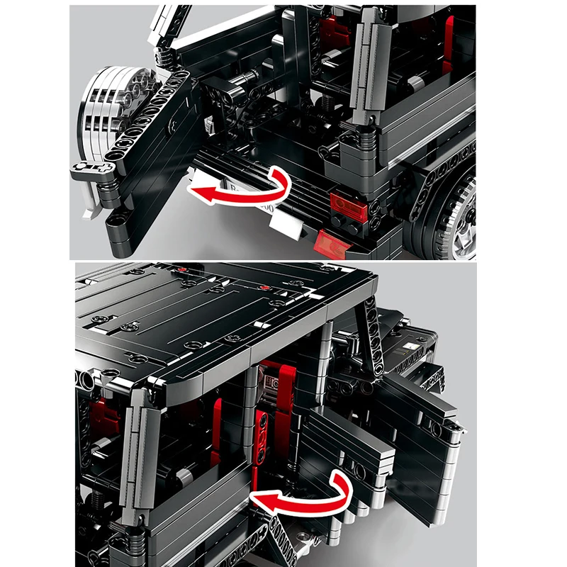 Technic строительные блоки 1343 шт. игрушки автомобиль блок моделирование Merceding-Benzs MOC 2425 G500 модель на подарки на день рождения ребенка