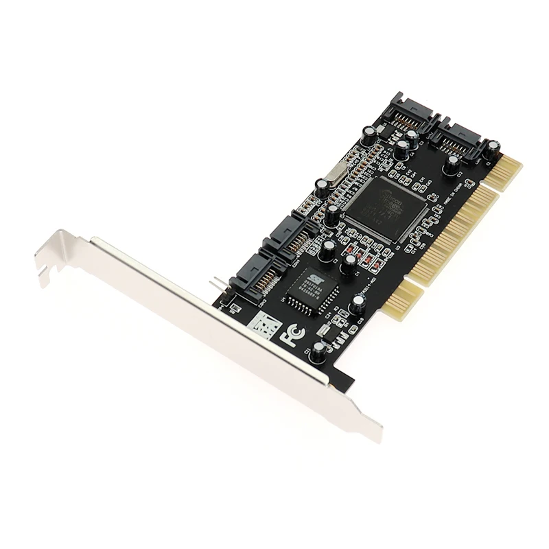 PPYY новый-Sata Pci 4 порта Плата расширения Sata контроллер Pci Raid карта Pci на Sata Adpater Sata конвертер Pci карта для рабочего стола