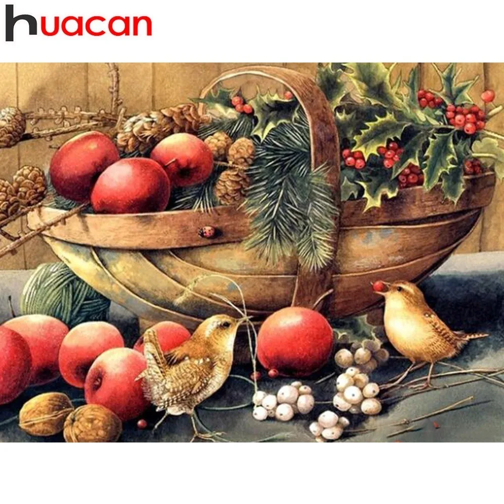 

HUACAN Diamond Painting Fruits Diy Diamond Embroidery Picture Of Rhinestone Full Square 5D Mosaic Decor Home