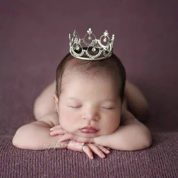 

Newborn Photography Props Accessories Gold Ring Baby Crown Prop Boys Crown Baby Girl Photo Shoot Princess Crown Baby Photo Props