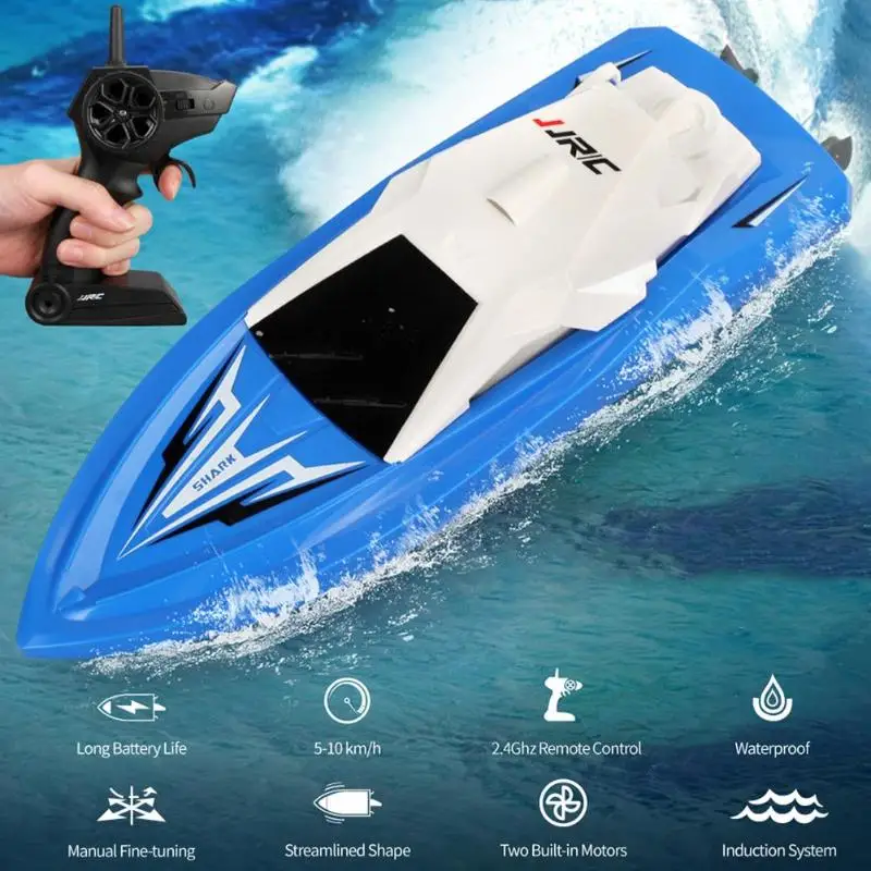 

JJRC RC Boat 2.4GHz 4 Channel 30km/H Racing Remote Control Boat Kids Toy Gift Racing Remote Control Boat Gift Toys For Children