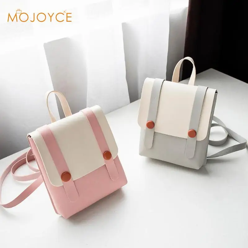

Women Small Messenger Bag Preppy Style PU Leather Handbag Travel School Shoulder Bags Female Girls Shopping Bag
