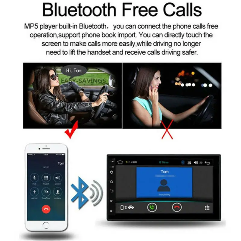 Автомагнитола 7022C + мультимедийный плеер на Android 9 1 с 7 дюймовым экраном FM GPS Wi Fi mp5