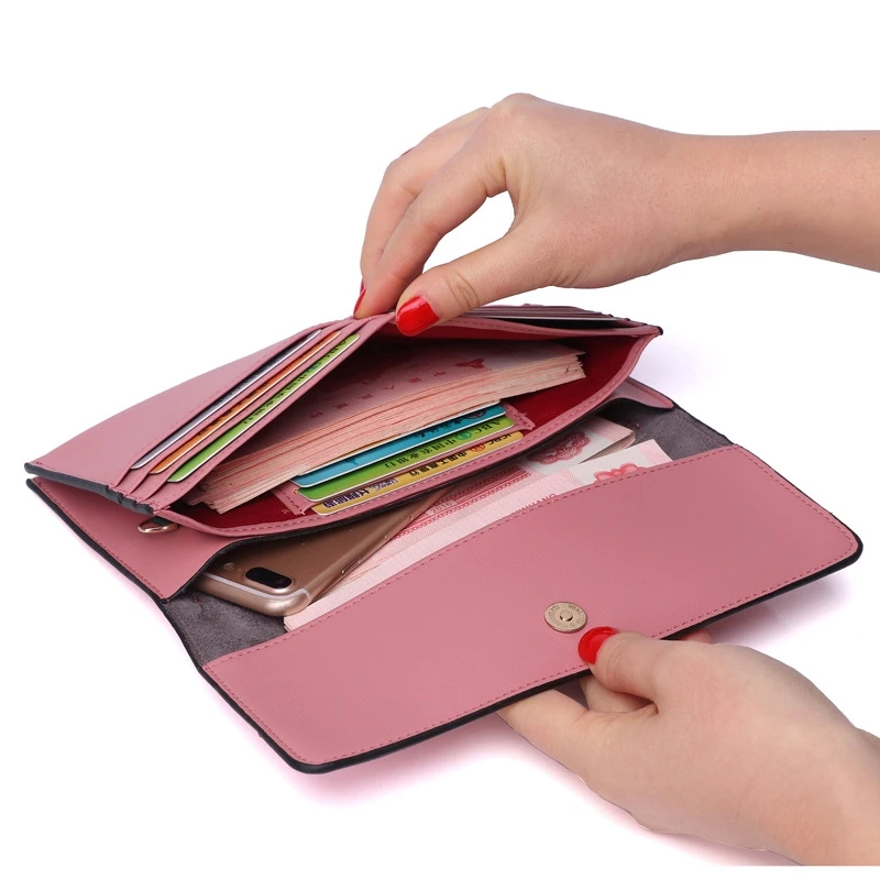 

Mobile Phone Bag Female Slung Gilding Clutch Bag Simple Shoulder Bag Korean Version Wallet Chain Coin Holder