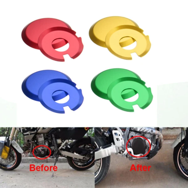 

1x Universal Motorcycle Engine Clutch Case Cover Guards Cap Protection Kit For Kawasaki KLX400/ For Suzuki DRZ400