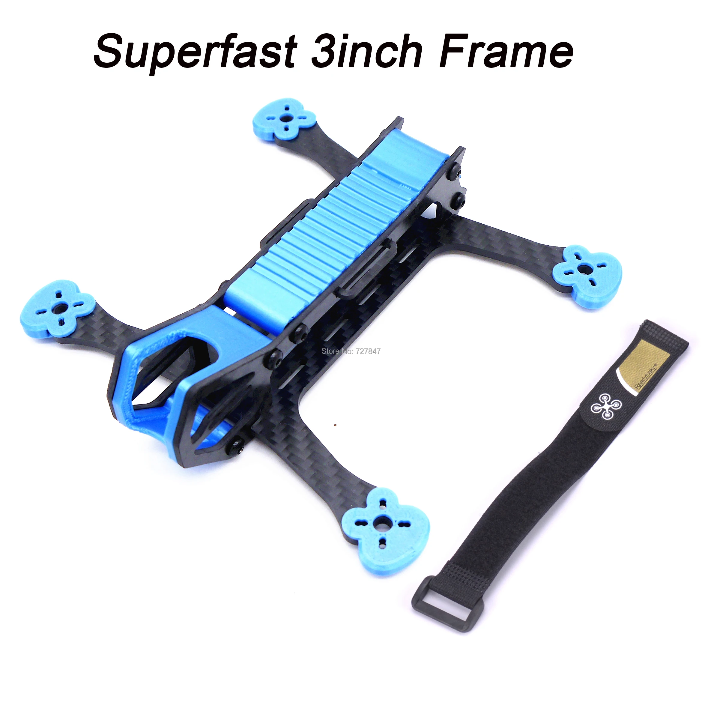 

Mini Superfast 150 150mm 3inch Carbon Fiber Frame with 3D Print Parts 3mm Arms Quadcopter Frame FPV Frame Kit