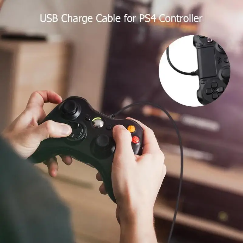 Кабель для зарядки Sony Playstation PS4 3 м|Кабели| |