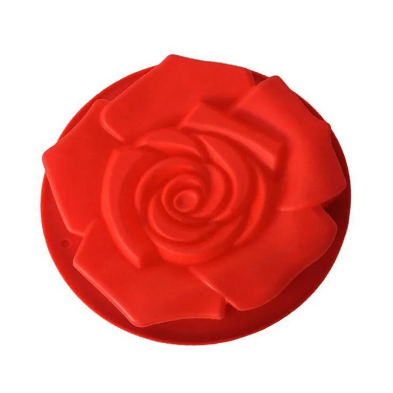 Big Rose Flower Baking Tray Silicone Cake Mold 29*29cm Big Silicone Form Large Bakery Baking Dish Bakeware Toast Bread Mold