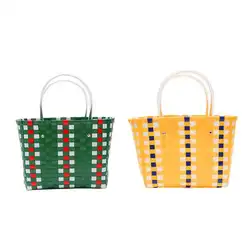 Ручная работа игрушка "закуски" Shopping сумка-корзинка корзина экологически чистый пвх материал прочный и дышащий