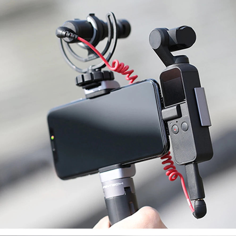 Держатель плюс кронштейн для PGYTECH DJI Osmo Карманный складной держатель телефона