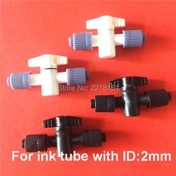

Eco solvent plotter manual ink valve Mimaki JV33 JV5 Roland Allwin Human Mutoh bulk ink system CISS plastic ink valve 2 ways 8pc