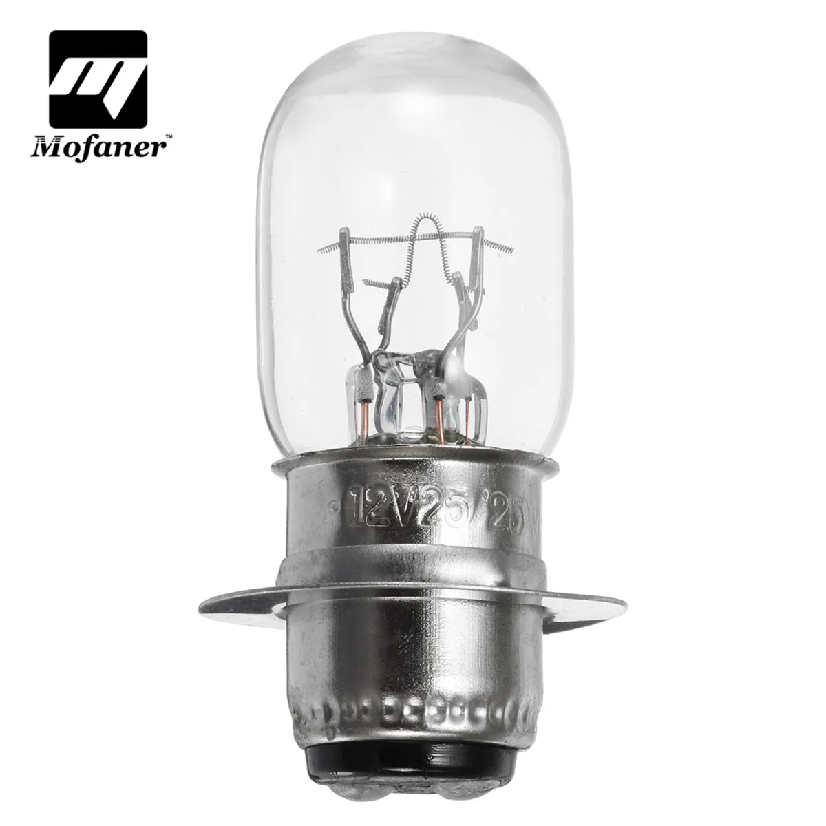 

Mofaner Motorcycle Quad Headlight Bulb Projector Front Scooter Motorbike Headlamp Bulbs 12V 25/25W