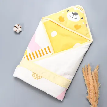 

1PC 90*90cm Baby Sleep Blankets Newborn Cotton Swaddle Children Cover Bedding Unisex Baby Carriage Quilt Baby Toys for 0-12month