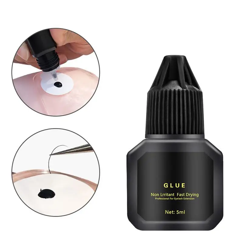 

Quick-drying Grafting Eyelash Gel Black Soft Gel Is Non-irritating You Can Blink Your Own Eyes Novice Preferred 5ML