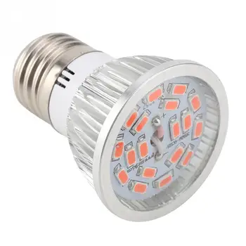 

LED Grow Light E27 6W Full Spectrum LED Hydroponics Light E27 Growth Lamp for Greenhouse Indoor Garden Plant Hydroponic Lighting