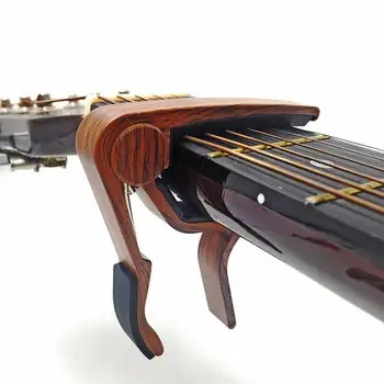 

Wood Guitar Capo Ukulele Capo Guitar Clip Guitar Accessories Capo Wood Color