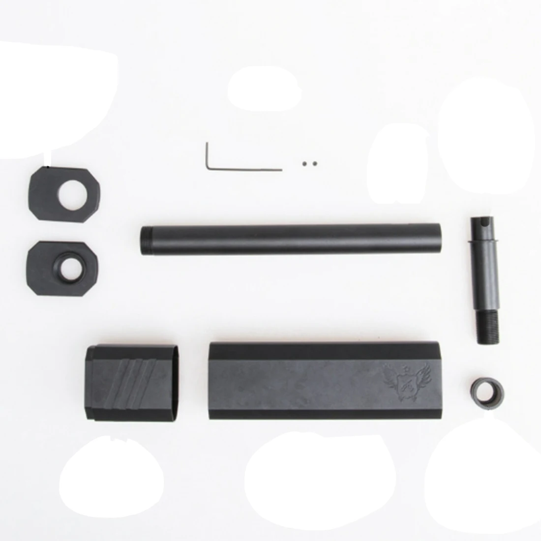 

Straight Plug Vector Osprey Metal Tube Decorator for LH Vector Gen.2 Water Gel Blaster - Black